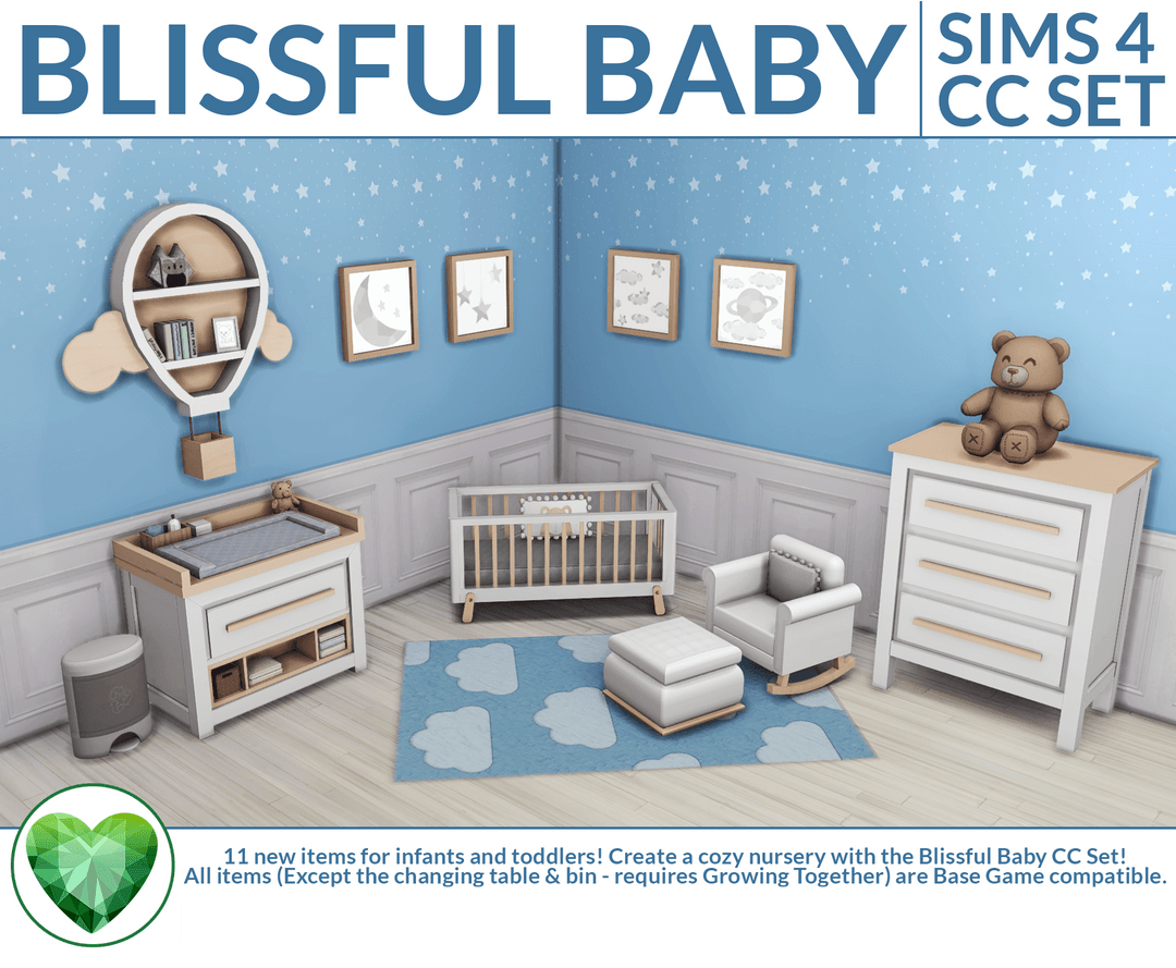 Набор для детской Blissful Baby Sims